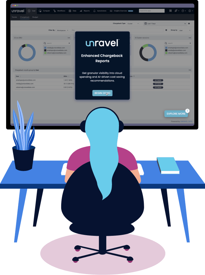 Unravel self-guided product tour banner