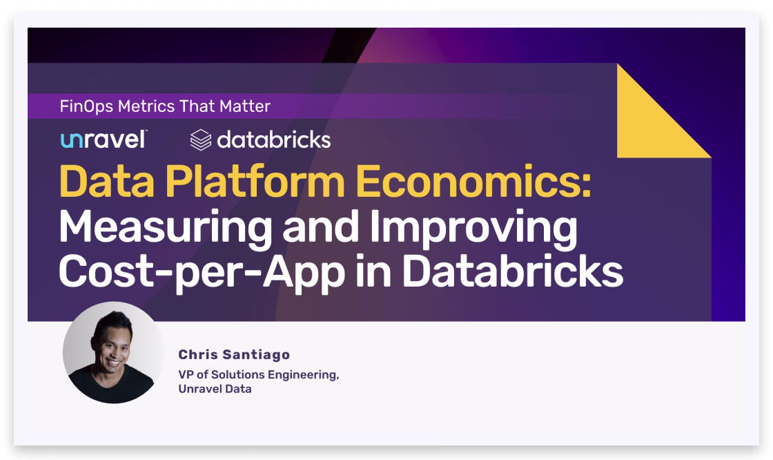 Data Platform Economics: Measuring and Improving Cost-per-App in Databricks