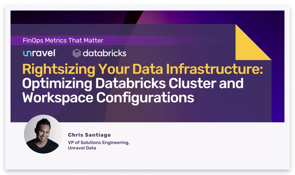 Rightsizing Your Data Infrastructure: Optimizing Databricks Cluster and Workspace Configurations