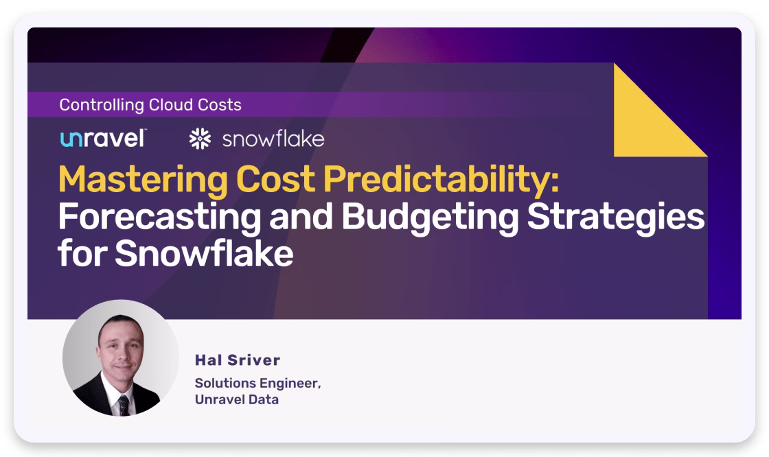 Mastering Cost Predictability: Forecasting and Budgeting Strategies for Snowflake