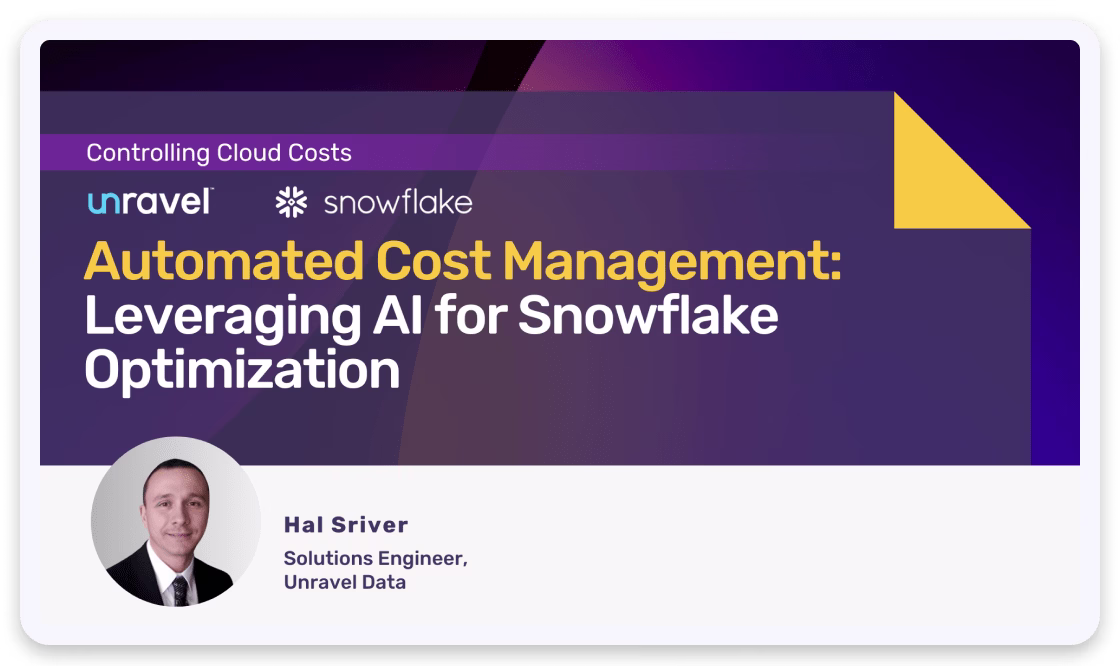Automated Cost Management: Leveraging AI for Snowflake Optimization