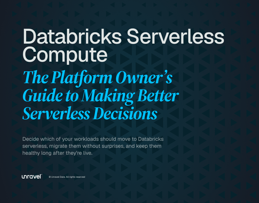 Databricks Serverless Compute guide on making better serverless decisions for workload migration.