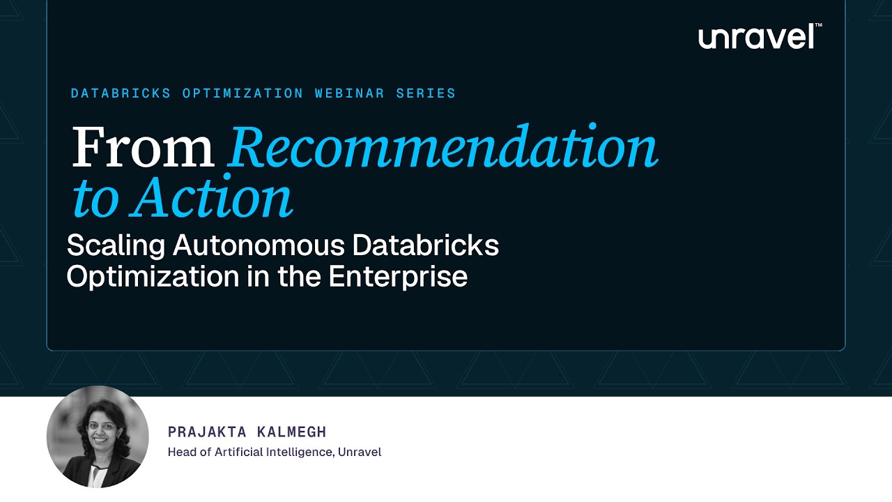 From Recommendation to Action webinar with Prajakta Kalmegh