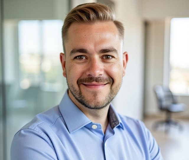 Portrait of Christian Groß, founder and CEO of Solutions2Share