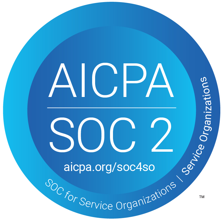 SOC for Service Organizations logo of the AICPA for SOC 2 reports