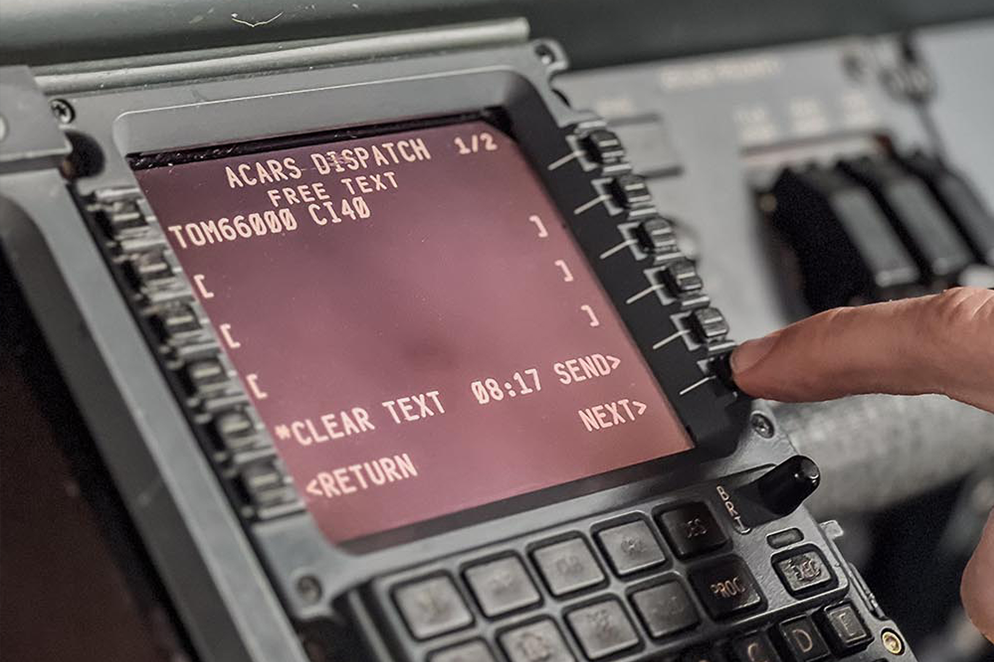 image of a satellite control room