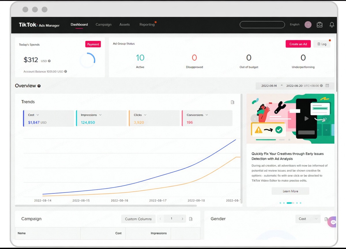 Store Surge Tiktok Marketing Revenue Screenshot