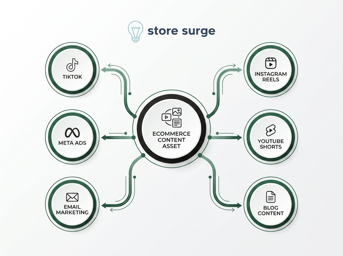 Ecommerce content systems diagram by Store Surge