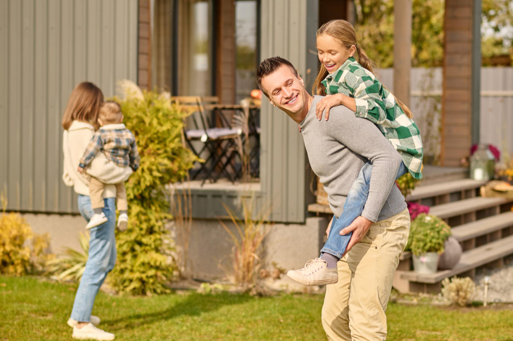 Family home protected by personal insurance