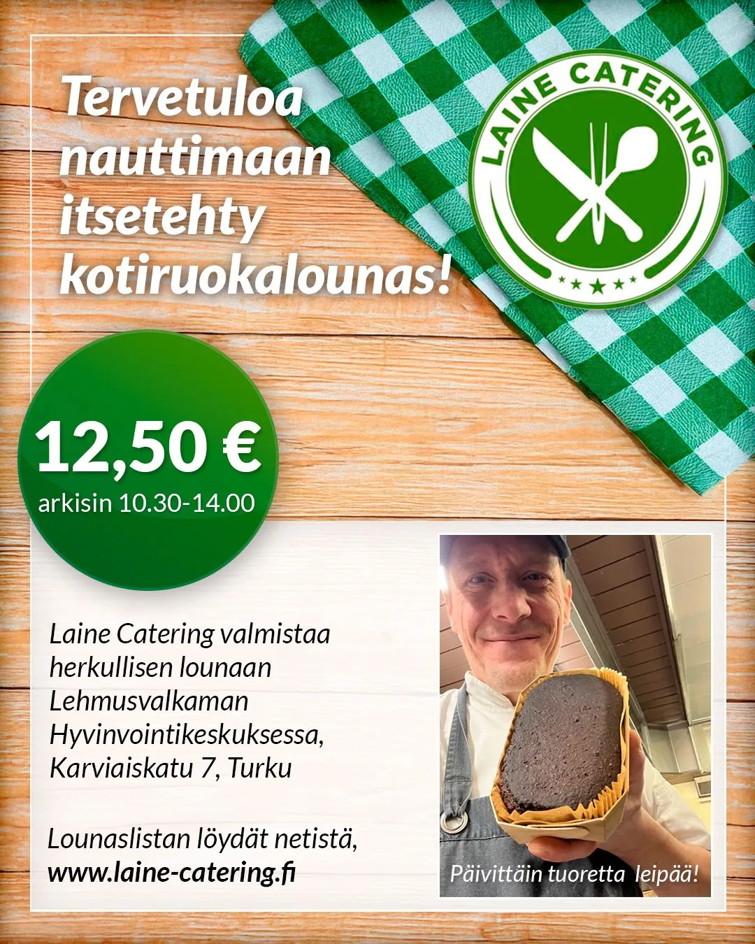 Kotiruokalounas 12,50