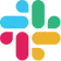 Slack logo with four differently colored intersecting shapes in green, blue, yellow, and red.