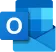 Microsoft Outlook app icon with a white letter O on a blue background.