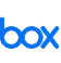Box company logo in blue lowercase letters.