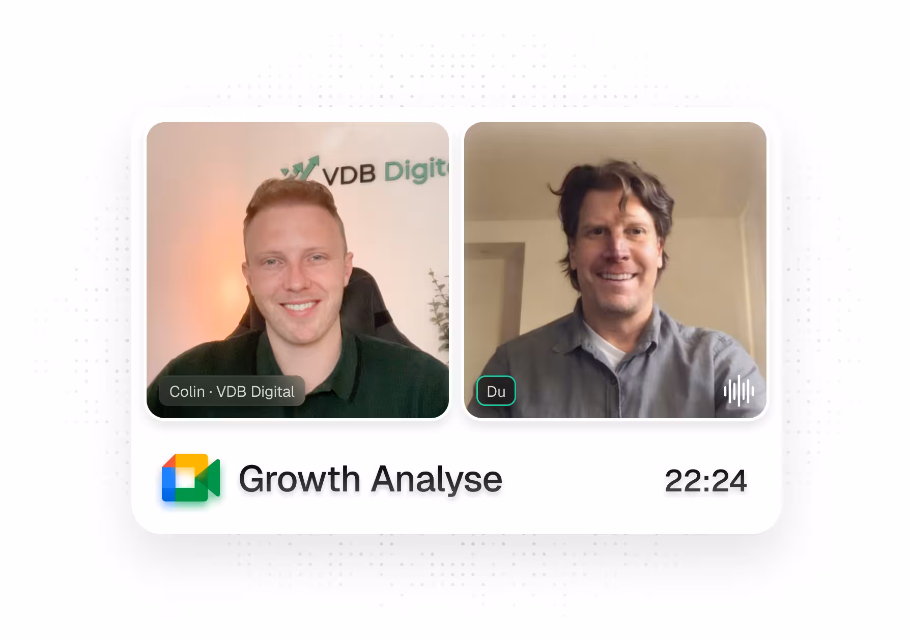Video-Call zur kostenlosen Erstberatung für eine Growth-Analyse