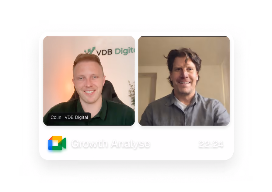 Video-Call zur kostenlosen Erstberatung für eine Growth-Analyse