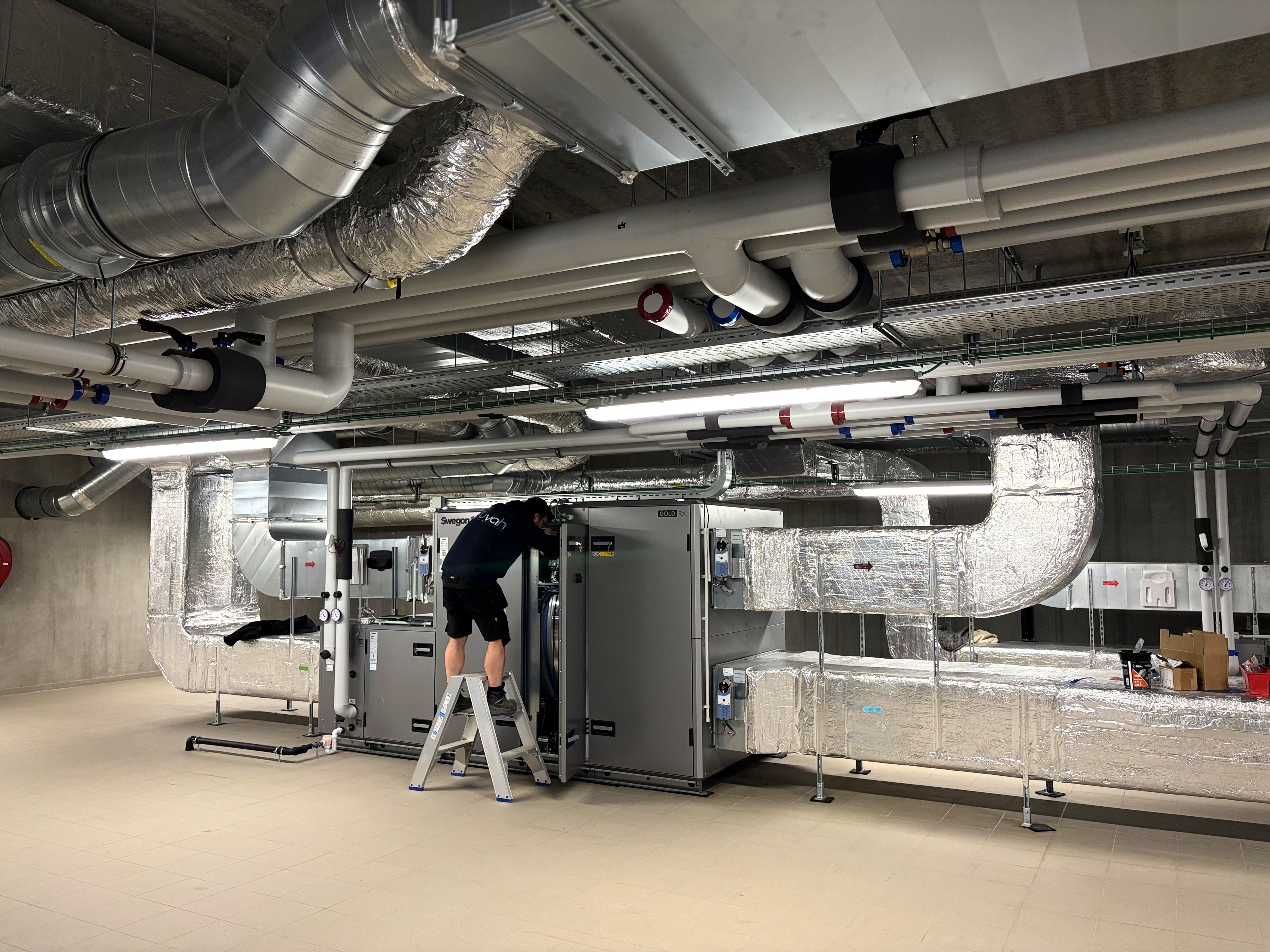 Binnenkant ventilatiebuis
