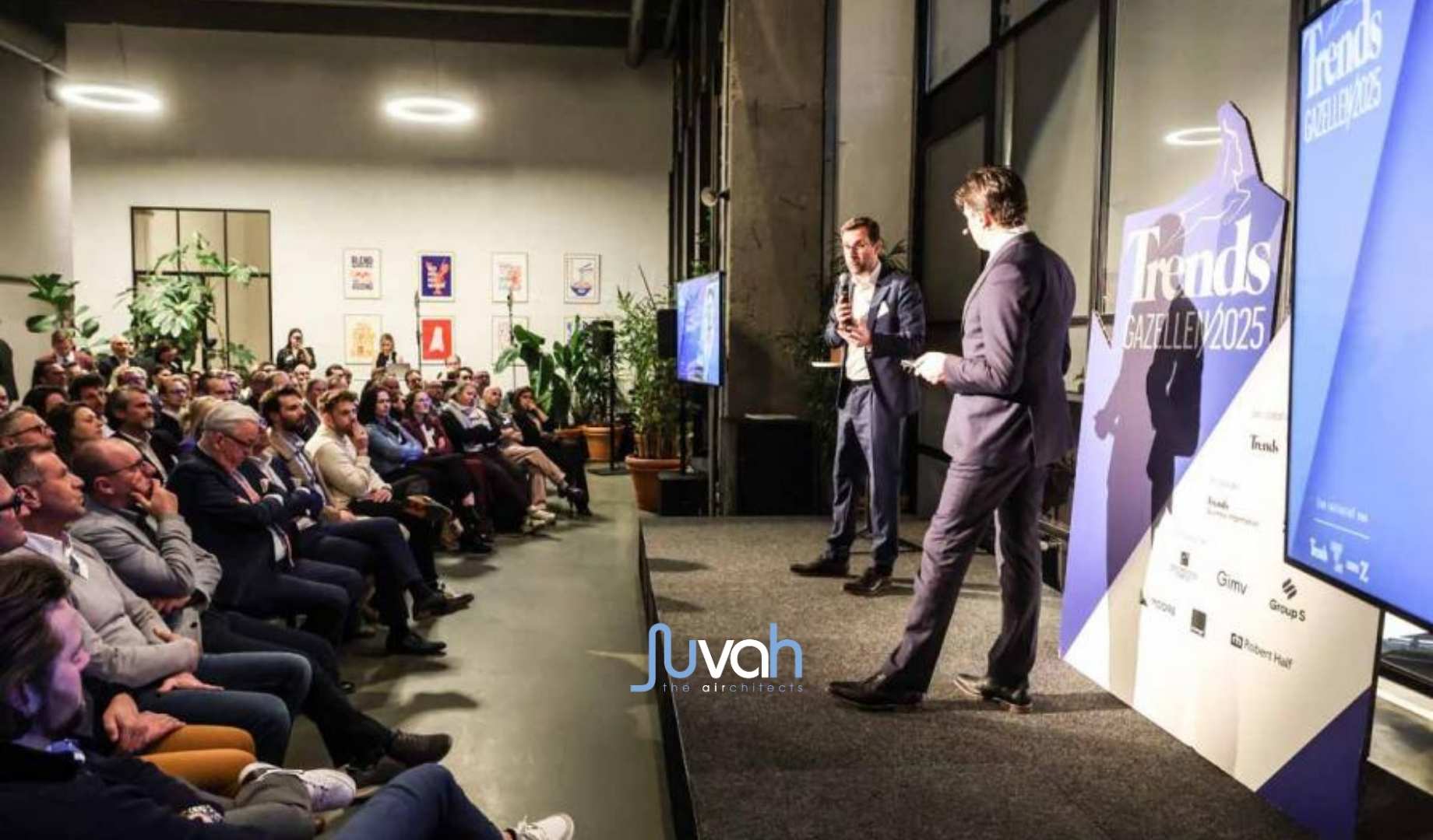 Juvah op 10de plaats bij Trends Gazellen 2025