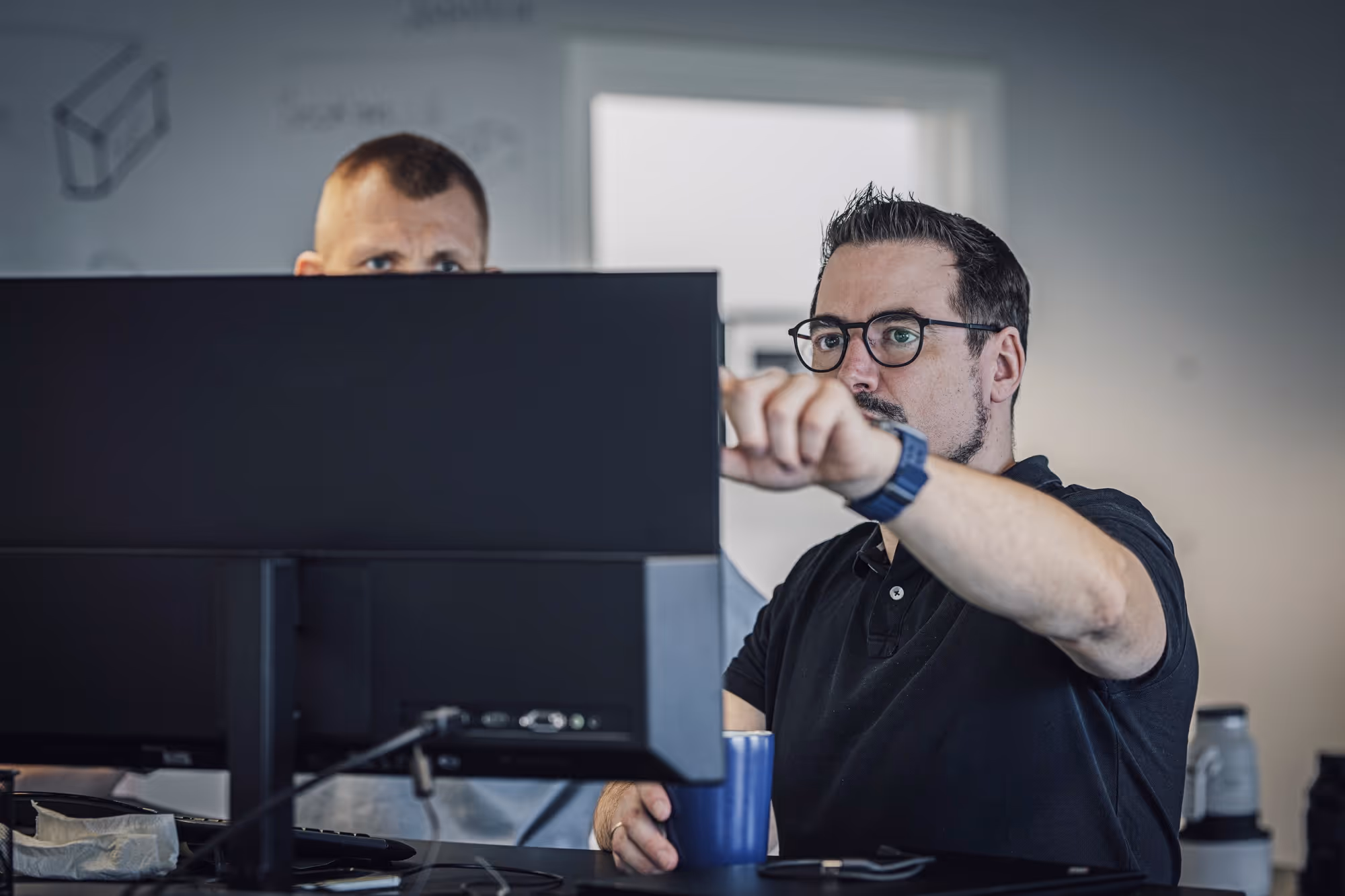 Terotech Project Engineer collaborating on maintenance optimization