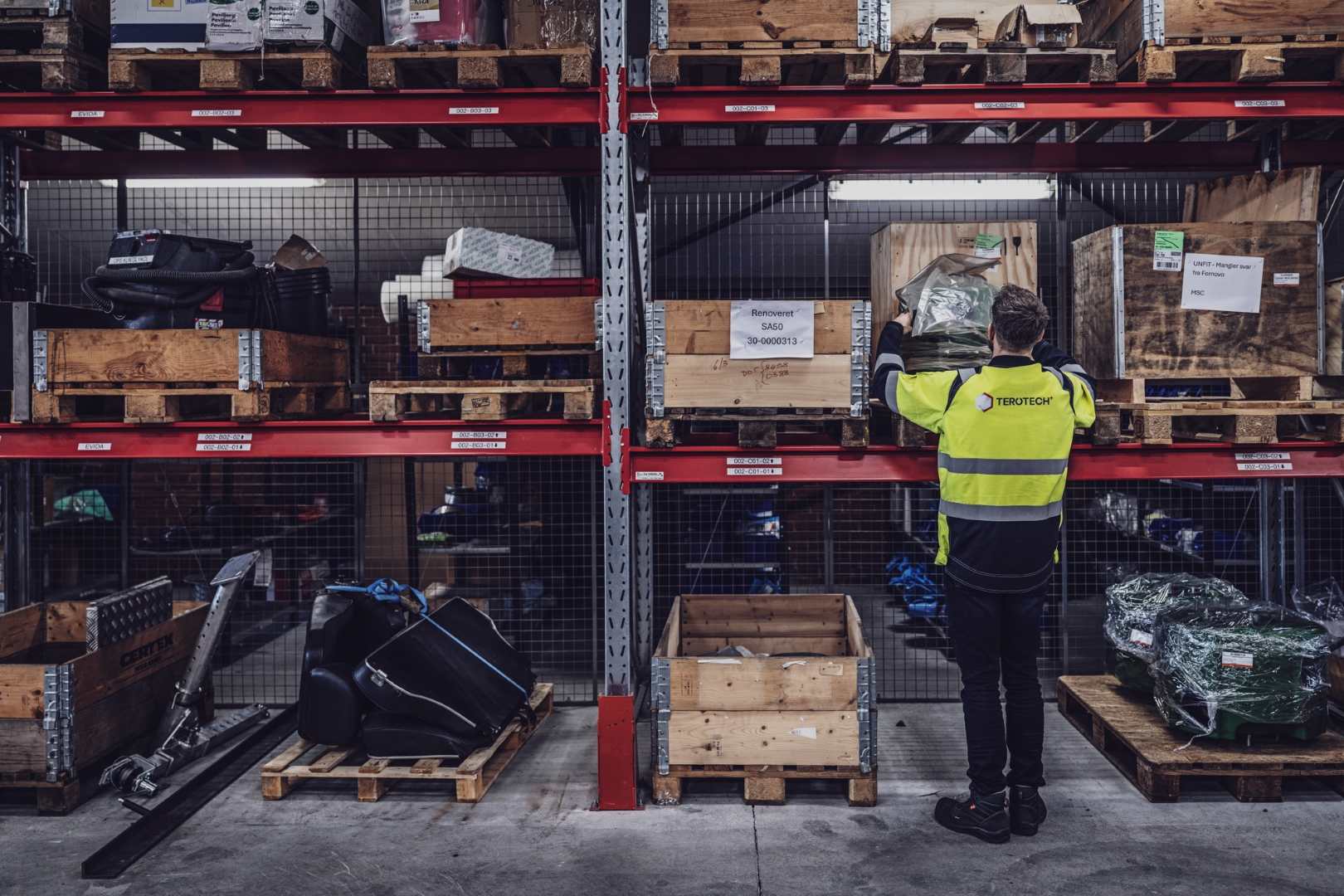 Terotech warehouse in Esbjerg.
