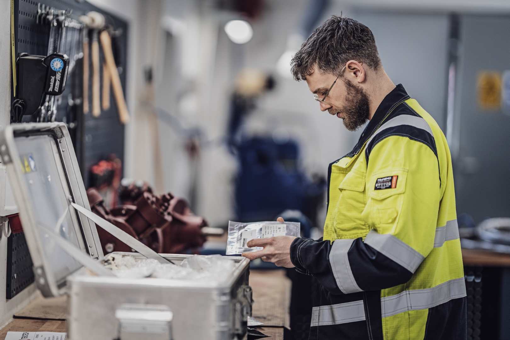 Maintenance kit preparation at Terotech.