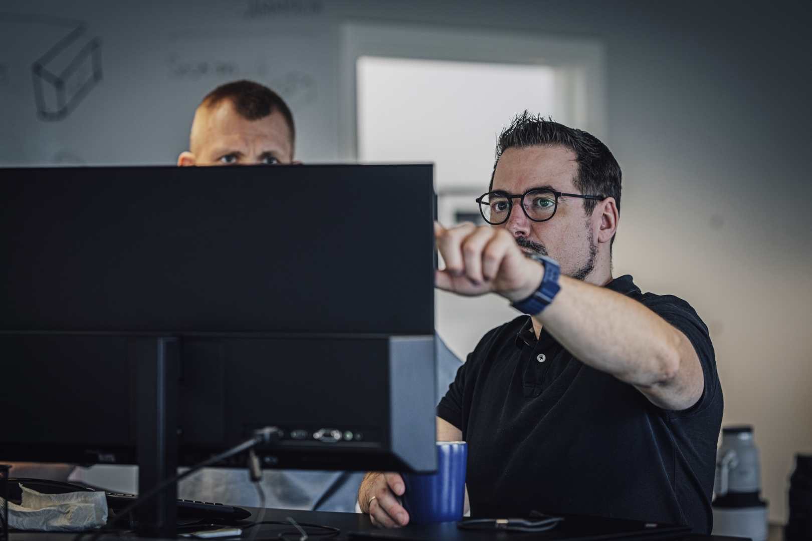 Collaboration at the office.