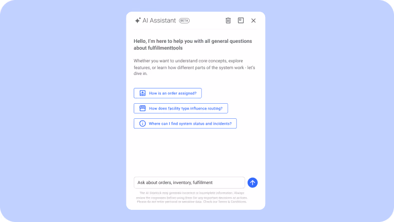 fulfillmenttools feature