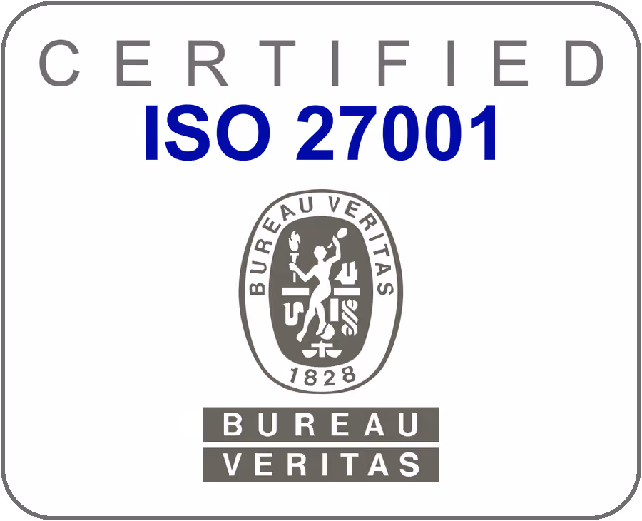 ISO27001 badge