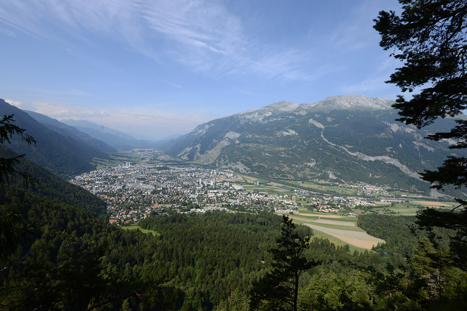 Image of Chur from above