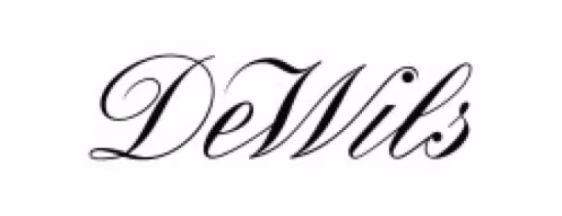 DeWils brand logo in elegant cursive script.