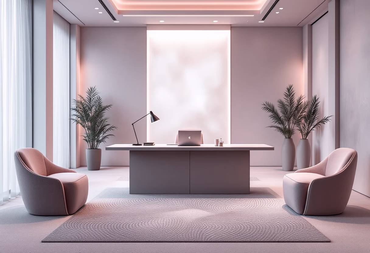 [background image] image of an office space (for a cleaning service)