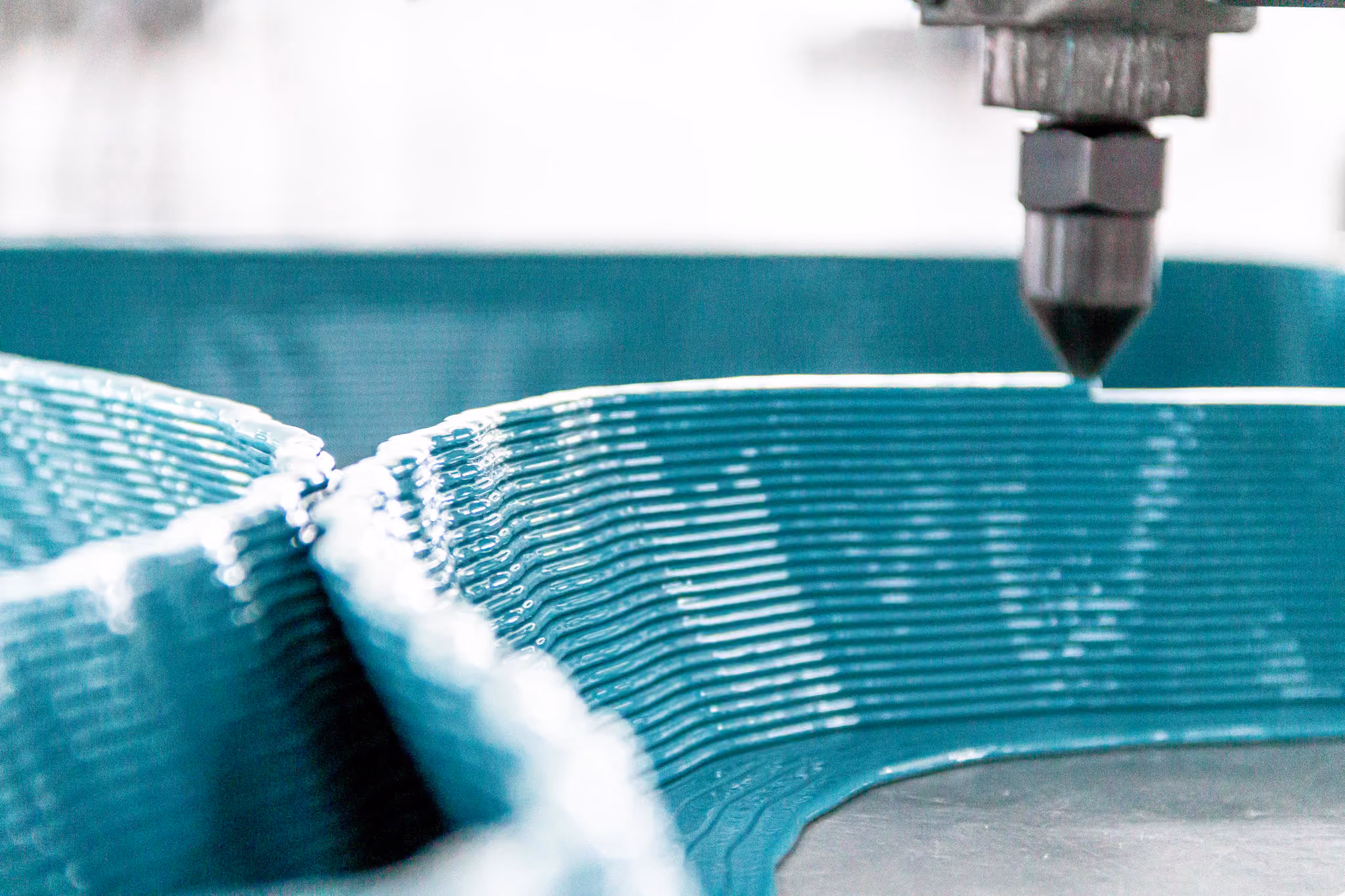 Mawj Chair, 3D Printing Process Detail 