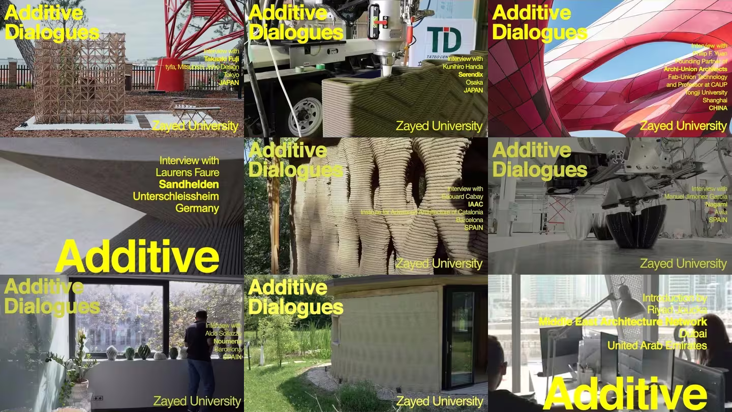 Frames from the Additive Dialogues interview series