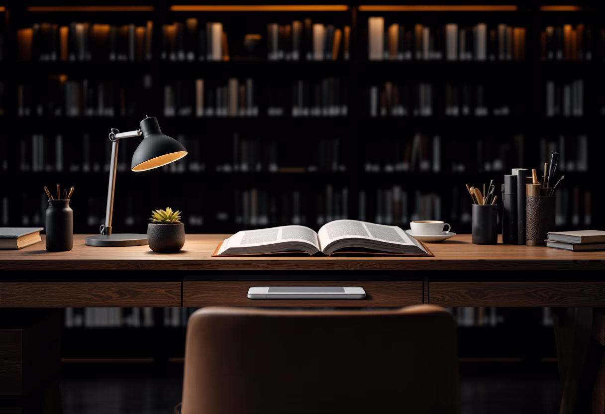 image of modern library (for a edtech)