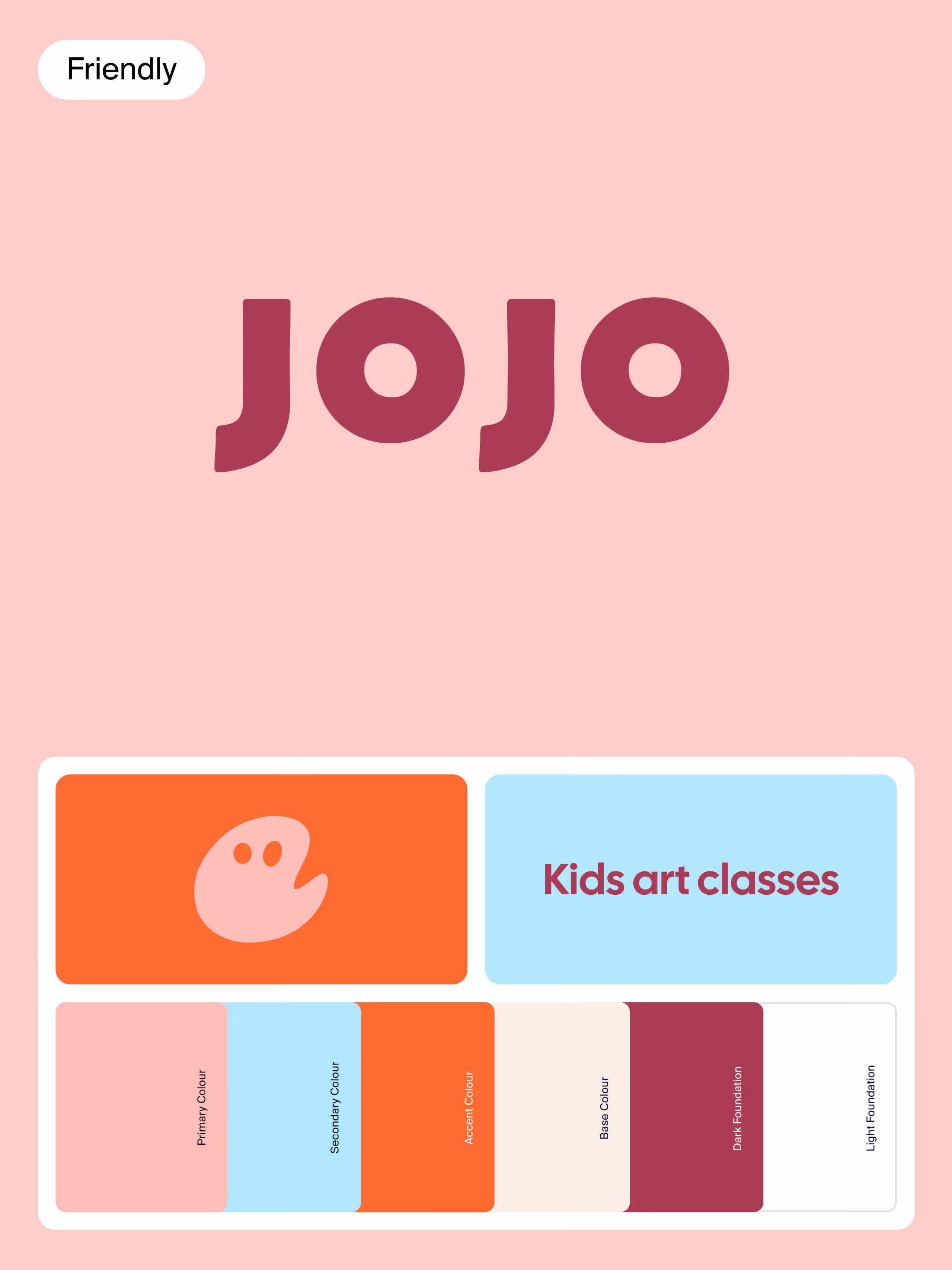 Sample brand identity created with Branana