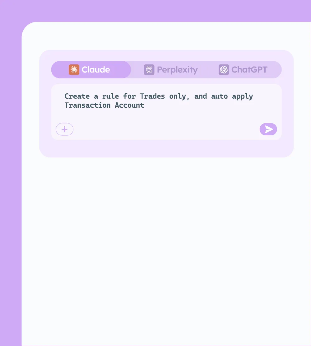 Breezing MCP server connected to an AI agent to categorise, reconcile and sync crypto transactions