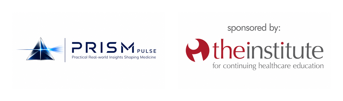 PRISMpulse and The institute logo together in a strip 