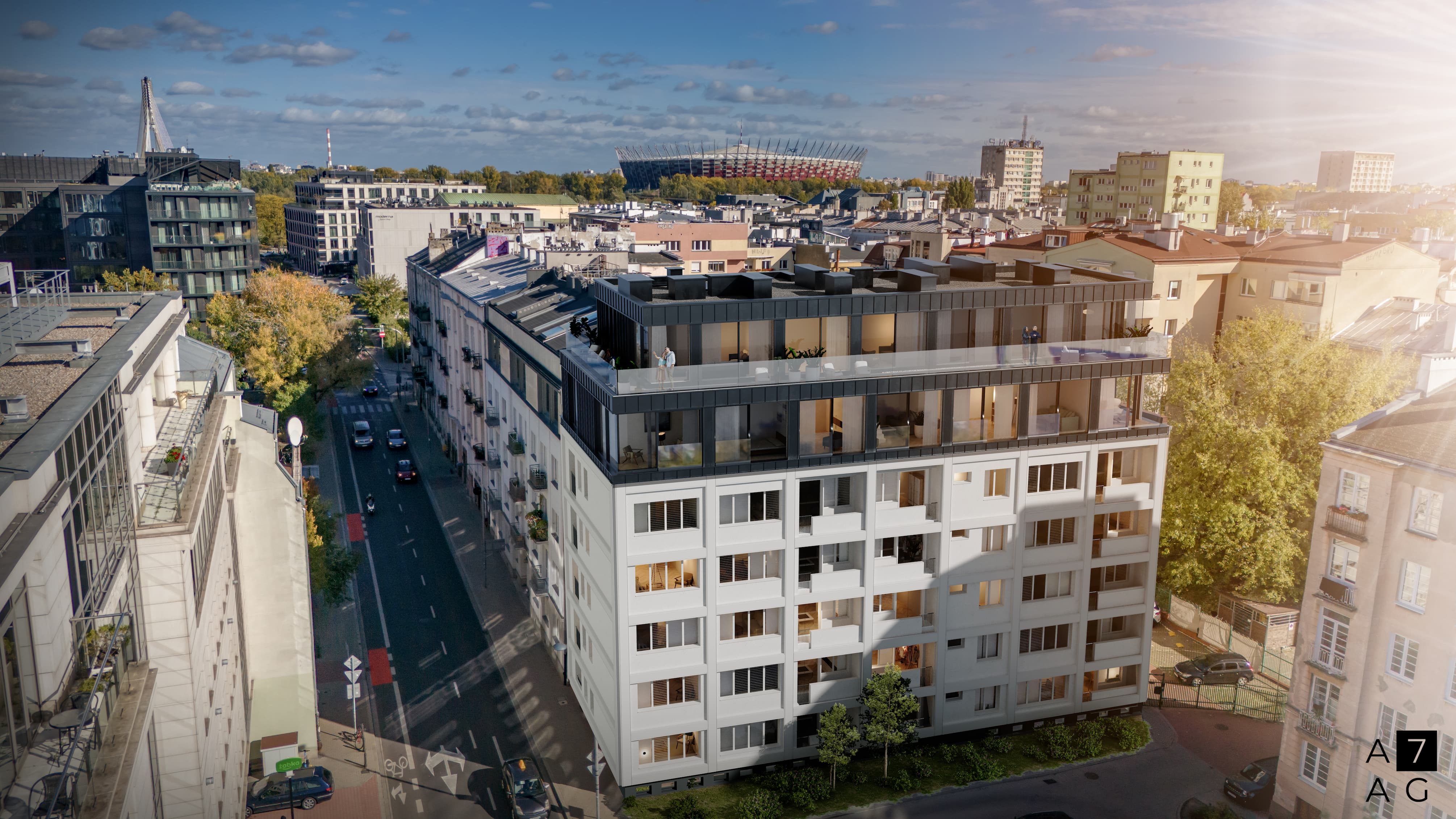 Minimalistyczna forma architektoniczna – precyzja w zarządzaniu majątkiem z AGP Group.