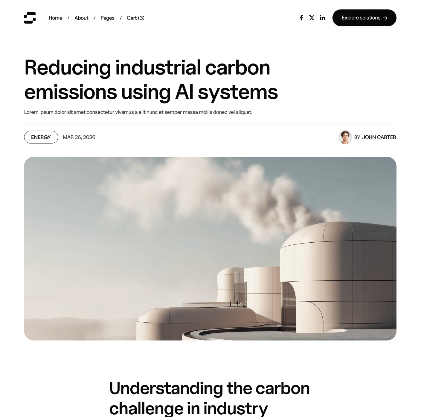 Neuralflow - Blog Post Main Page - AI Solutions Webflow Template | BRIX Template
