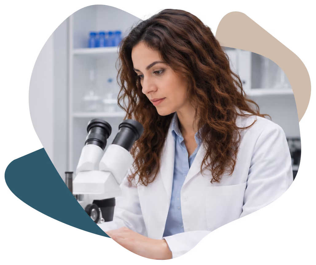 Woman in a lab