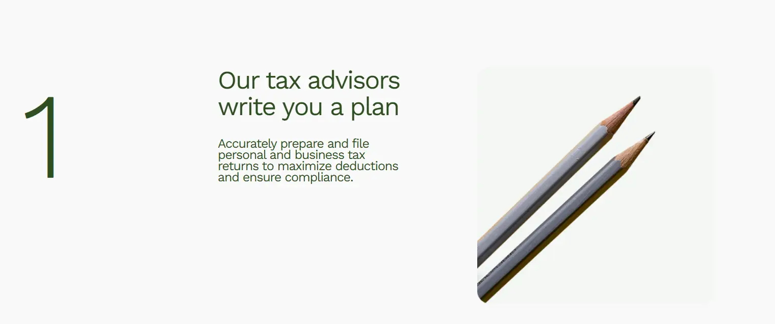 Split layout section with large text content on the left and illustrative image on the right.