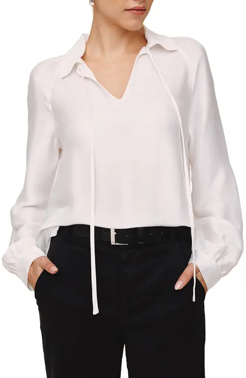 Tie-Neck Blouse