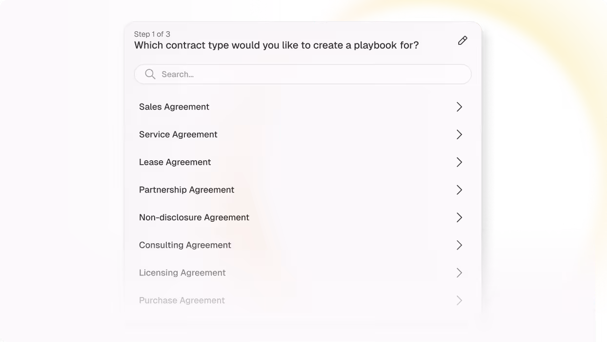 Automated Contract Playbook