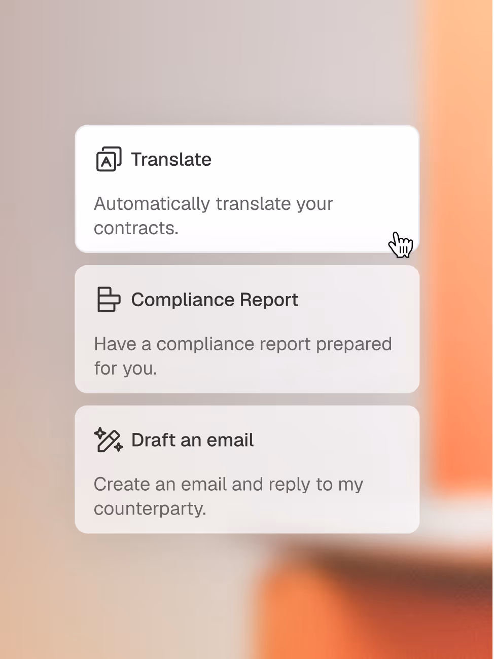 Assists you with legal tasks