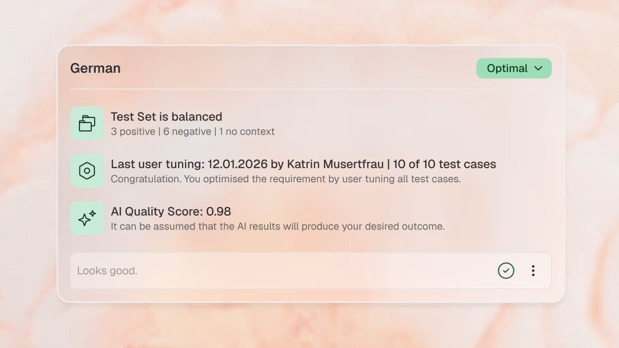 Personal Ai Quality Scores
