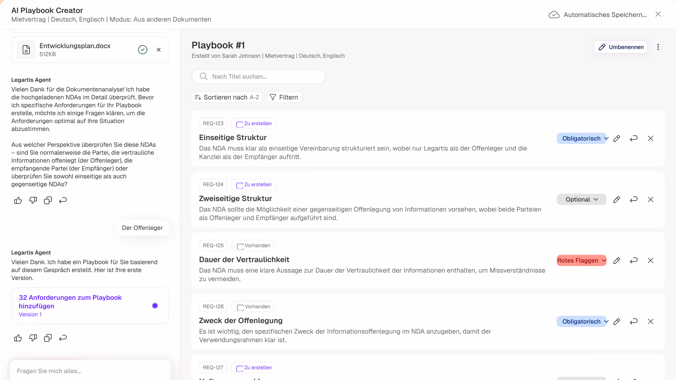 Playbooks and standardized guidelines