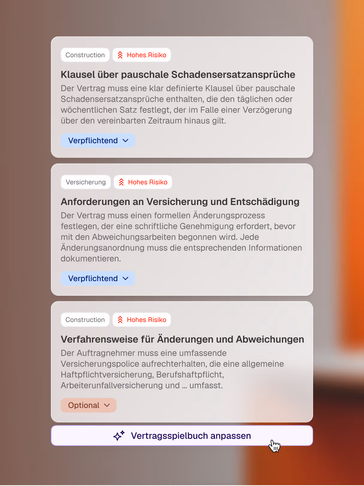 Quick playbook adjustment