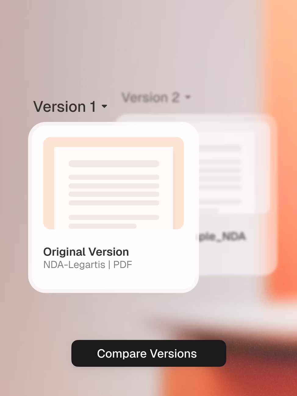compare versions