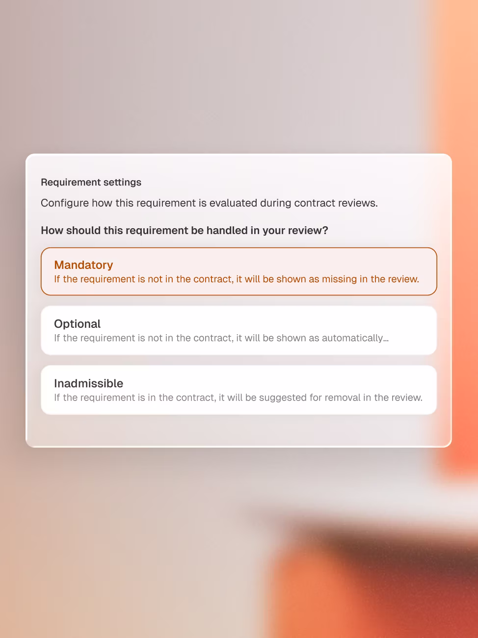 User tuning — annotated lines with AI assessment