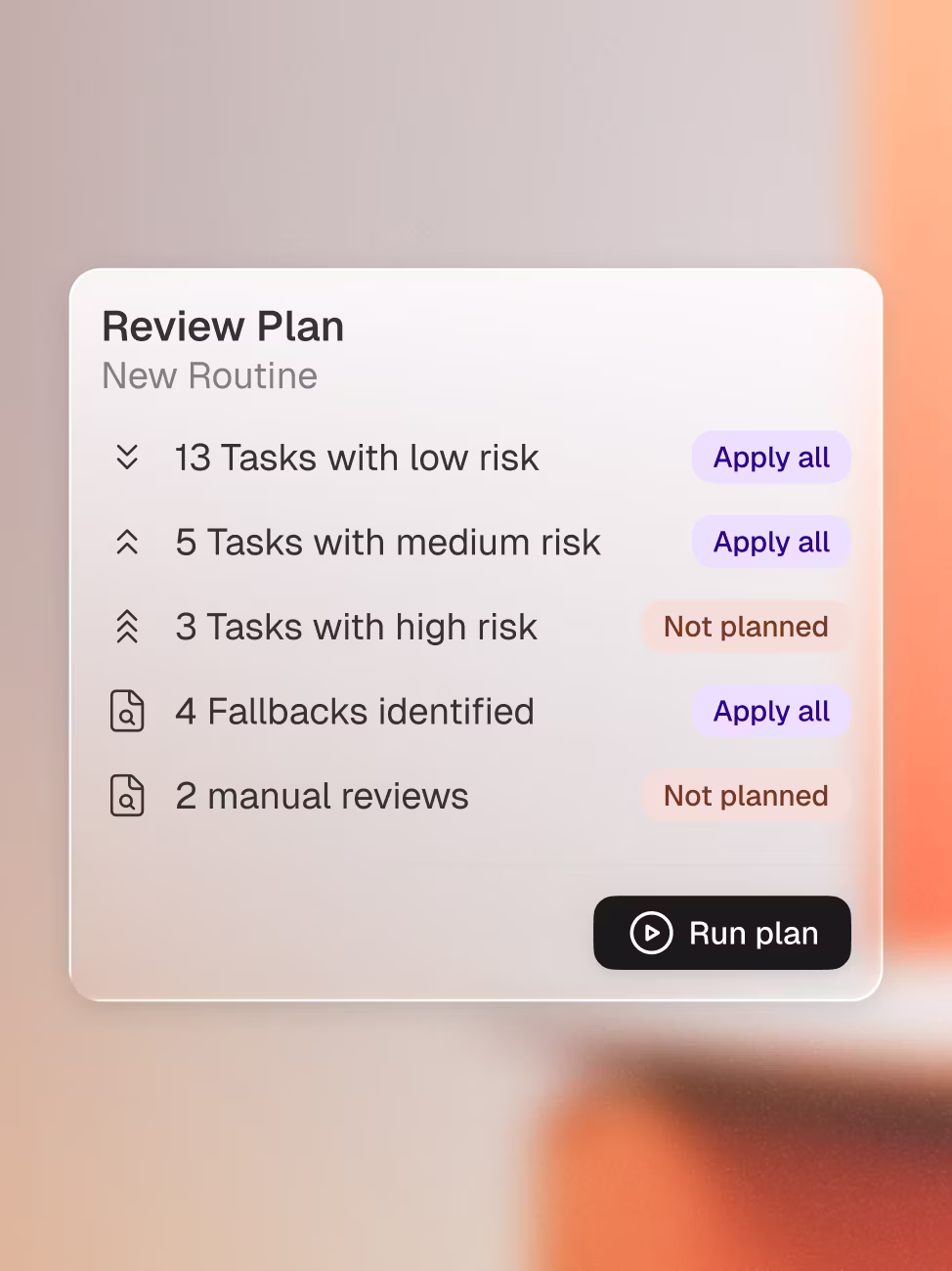 Review Plans
