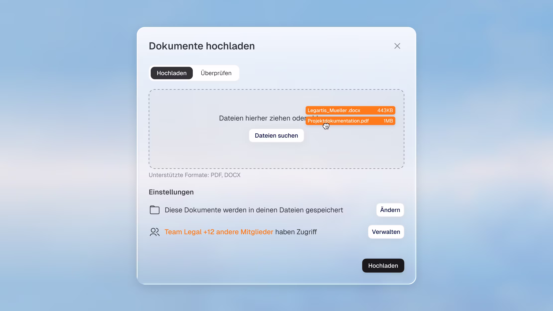 Upload Contracts